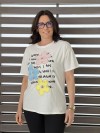 Diana T-Shirt cotone Fiori
