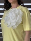 Diana T-Shirt cotone Maxi Fiore