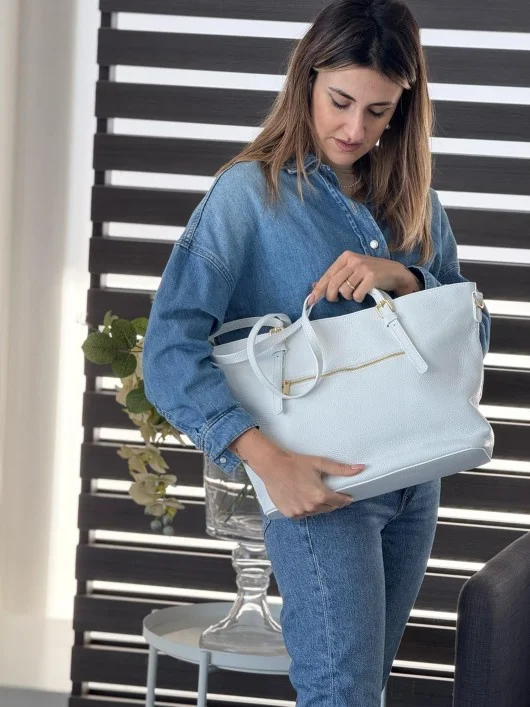Borsa nappa Shopper