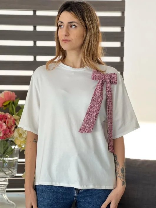 T-Shirt cotone Fiocco