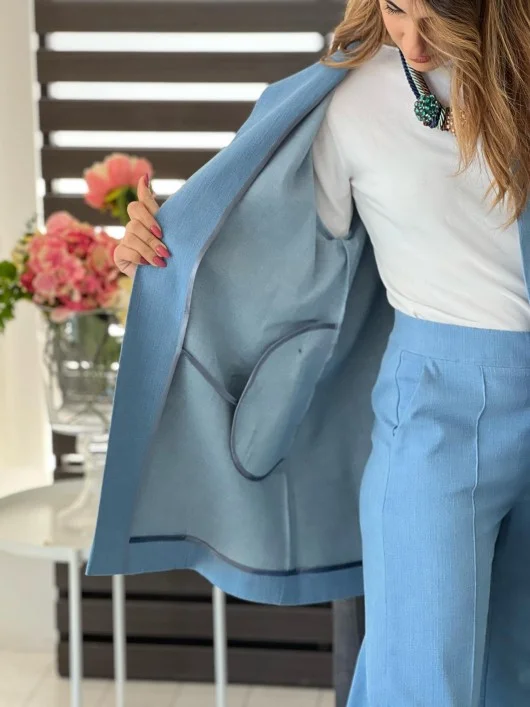 Giacca Kontessa denim chiaro