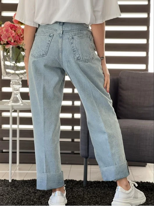 Jeans denim slavato