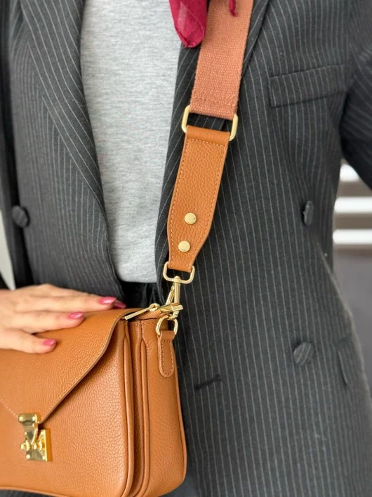 Borsa nappa Monica
