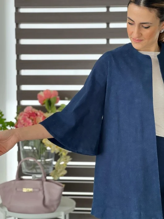 Giacca Kontessa denim scuro