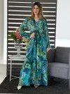 Diana Abito viscosa blu