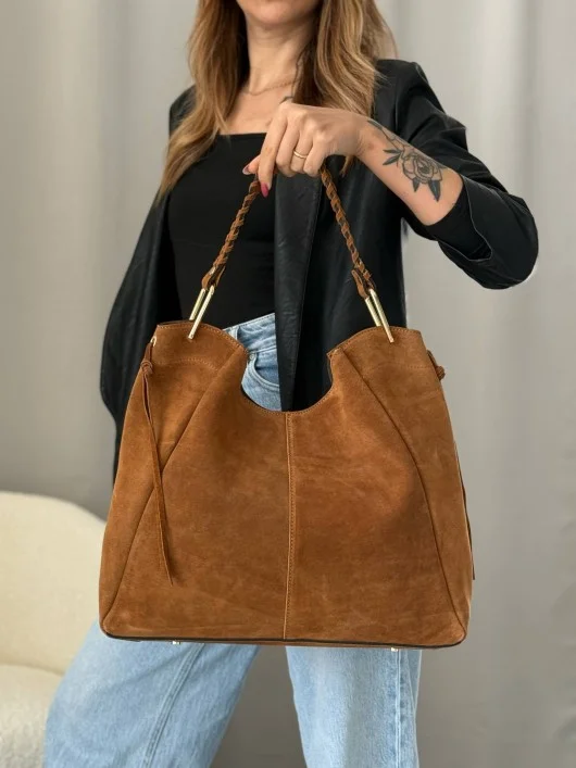 Borsa camoscio Indiana