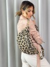 Diana Marsupio grande camoscio maculato