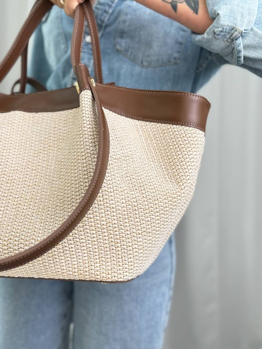 Borsa rafia Janet