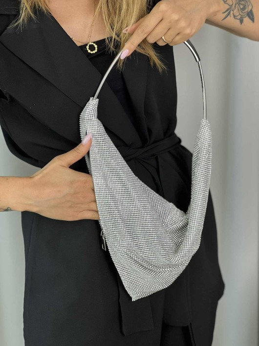 Borsa strass Shine