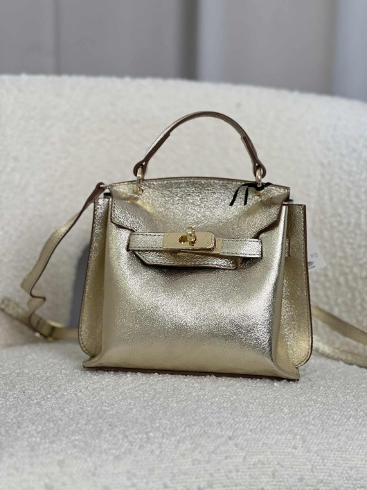 Borsa nappa laminata