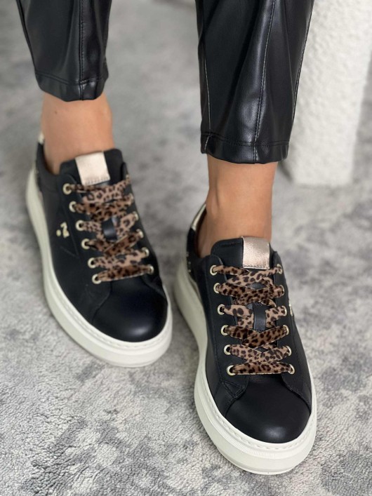 Sneaker nappa Nero Giardini