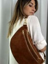 Diana Marsupio grande Camoscio