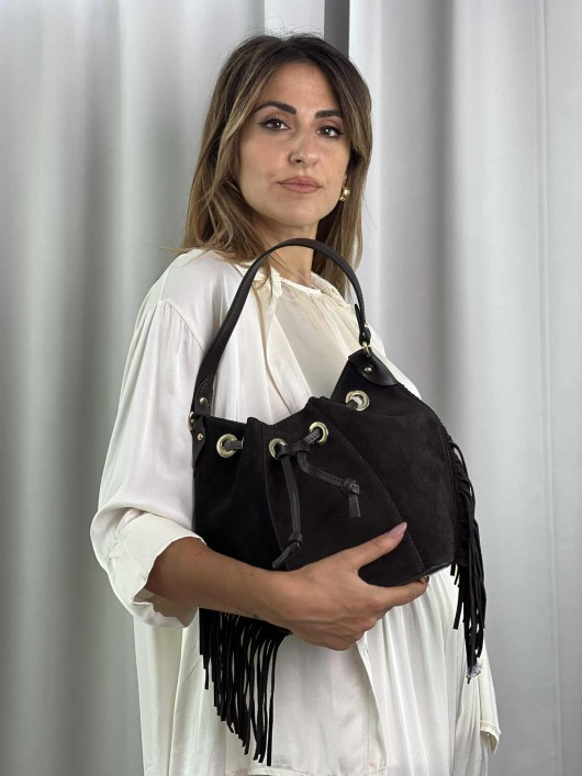 Borsa camoscio MONIA