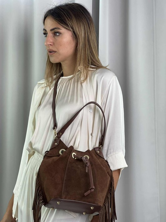 Borsa camoscio MONIA