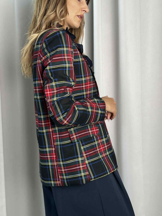 Giacca Club Voltaire tartan