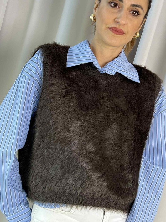 Gilet pelliccia Susy Mix