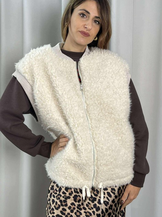 Gilet ecopelliccia Susy Mix