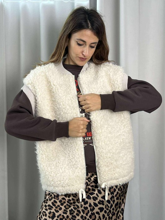Gilet ecopelliccia Susy Mix