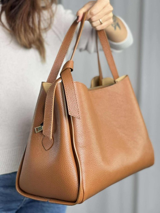 Borsa nappa Marcella