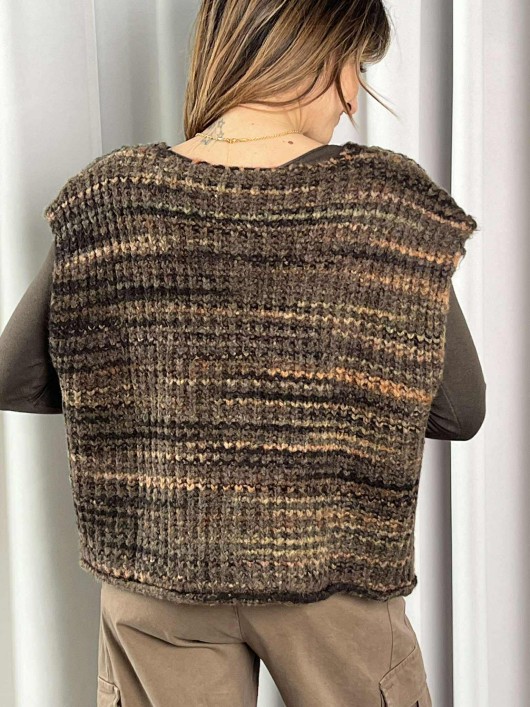 copy of Gilet con bottoni Susy Mix