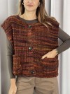 Susy Mix Gilet con bottoni Susy Mix
