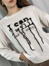 Susy Mix Maglia con ricamo Susy Mix