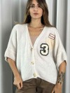 Susy Mix Cardigan con patch Susy Mix