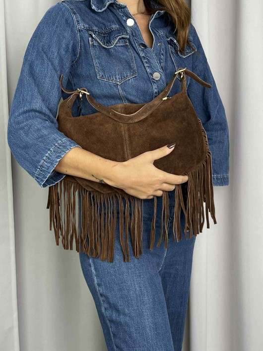 Borsa camoscio Ambra