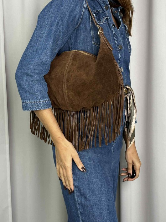 Borsa camoscio Ambra