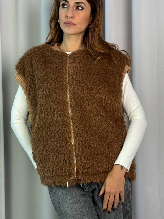 Gilet ecopelliccia Susy Mix