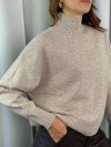 Susy Mix Maglia lana 100% collo alto Susy Mix