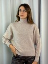 Susy Mix Maglia lana 100% collo alto Susy Mix
