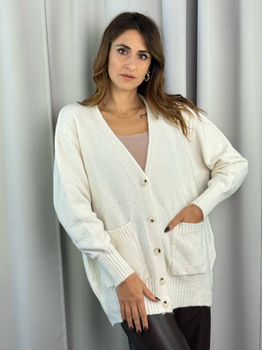Cardigan micropailletts Susy Mix