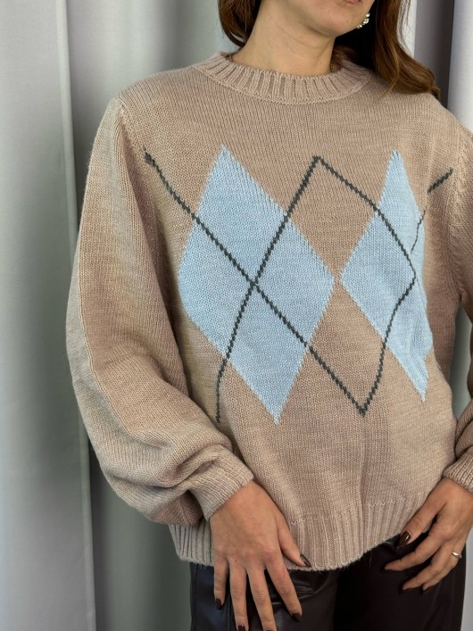 Maglia girocollo rombi HaveOne