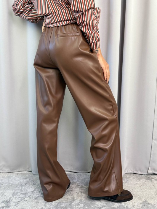 Pantalone palazzo ecopelle HaveOne