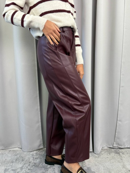 Pantalone ecopelle Susy Mix