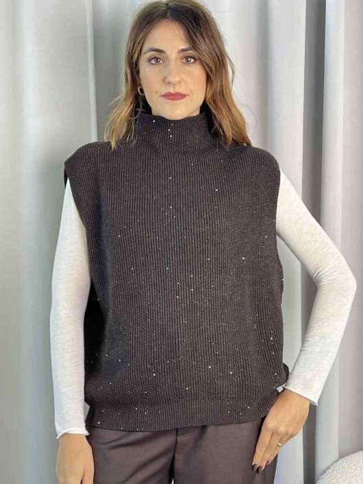 Gilet micropaillettes HaveOne