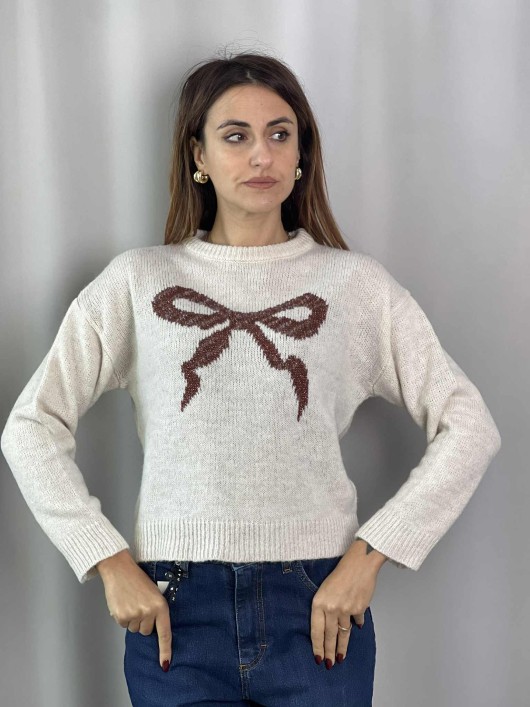 Maglia fiocco lurex Susy Mix