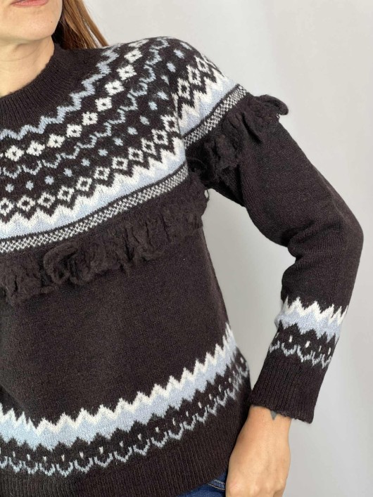 Maglia jacquard Susy Mix