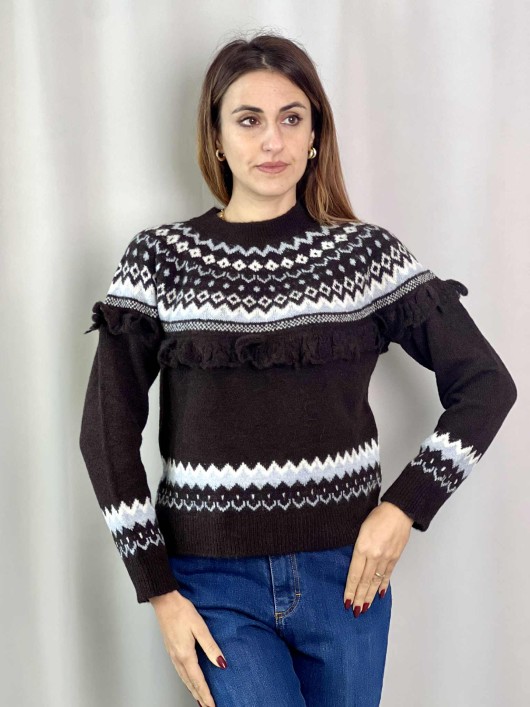 Maglia jacquard Susy Mix