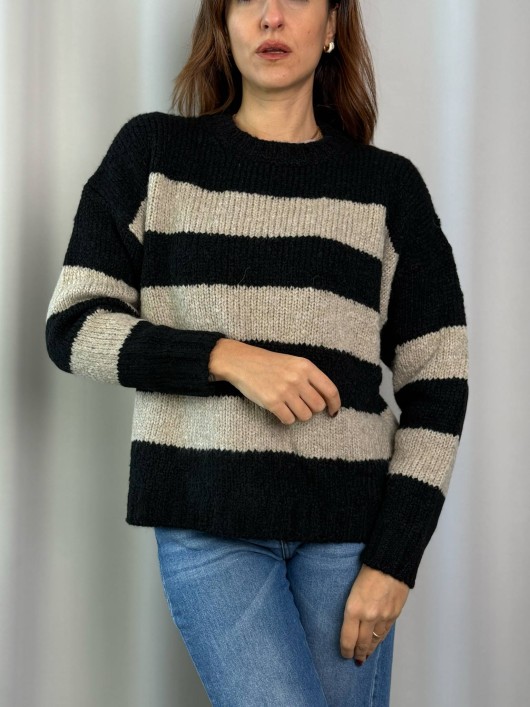 Maglia rigata Tensione In