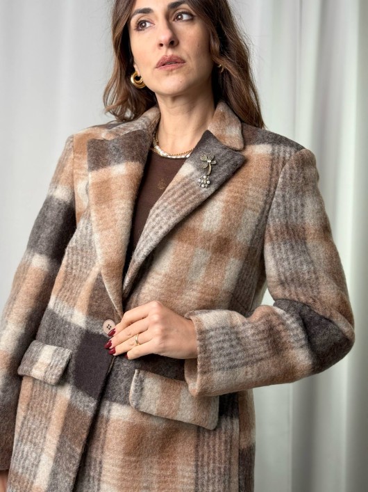 Giacca con spilla Susy Mix