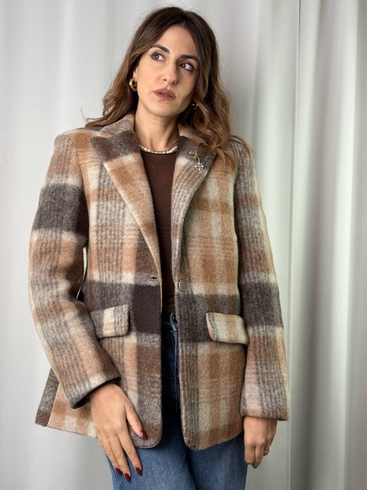 Giacca con spilla Susy Mix