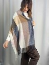 Susy Mix Sciarpa quadri multicolor