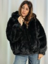Diana Giubbino ecopelliccia Sirio con cappuccio
