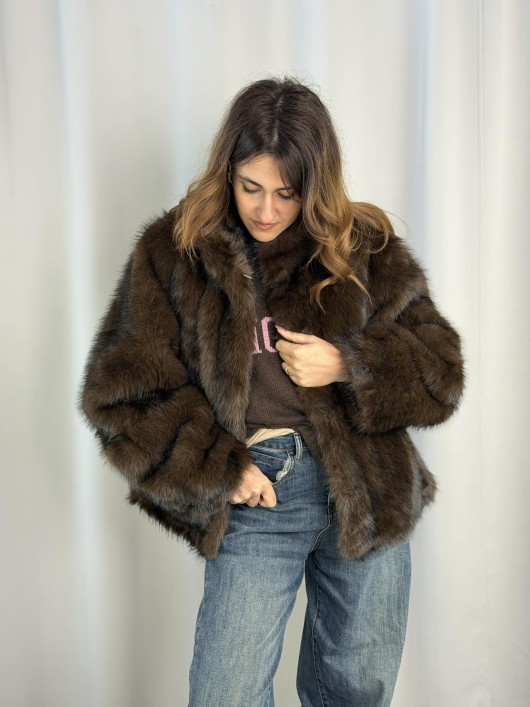 Giubbino ecopelliccia Bella