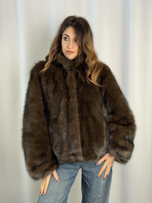 Giubbino ecopelliccia Bella