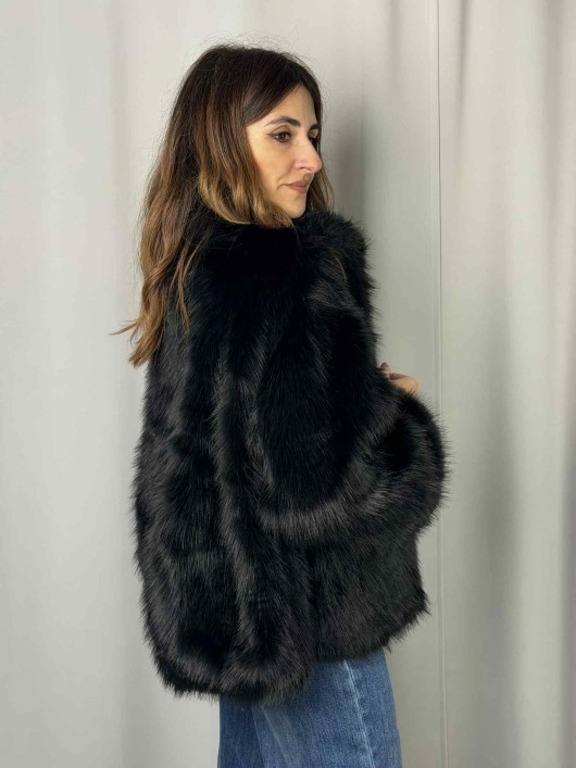 Giubbino ecopelliccia Bella